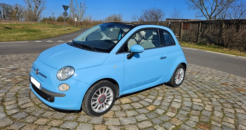 Fiat 500 cena 18900 przebieg: 122373, rok produkcji 2014 z Chodzież małe 781